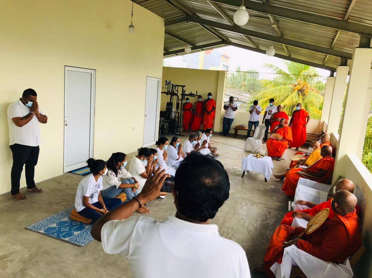 Three newly built rooms offered to Sangha